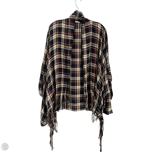 Top Long Sleeve By Altard State In Plaid Pattern, Size: S