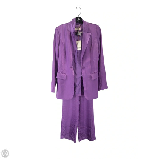 Pants Set 2pc By Skies Are Blue In Purple, Size: S