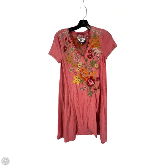 Dress Casual Short By Johnny Was In Pink, Size: Xs