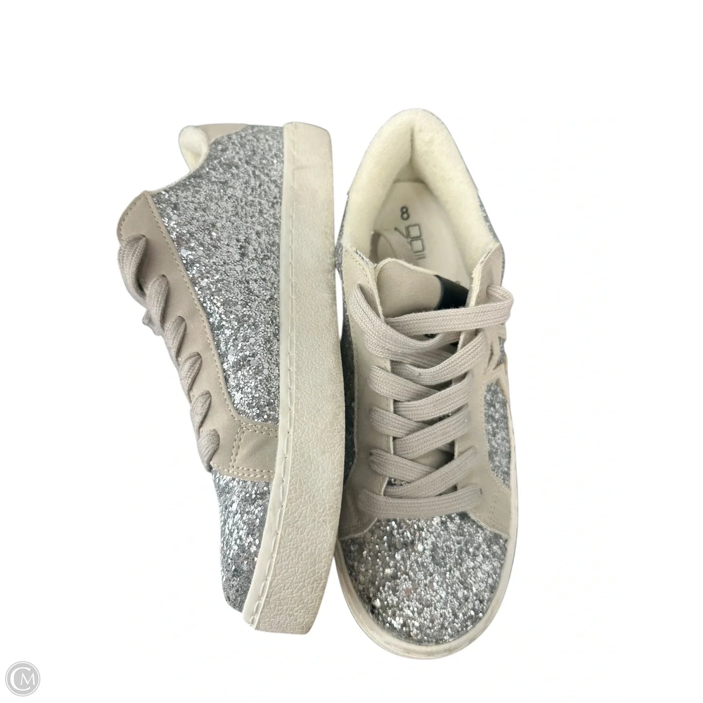 Shoes Sneakers By No Boundaries In Silver, Size: 8