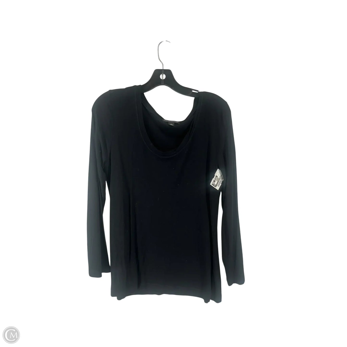 Top Long Sleeve Basic By Christopher Blue In Black, Size: L