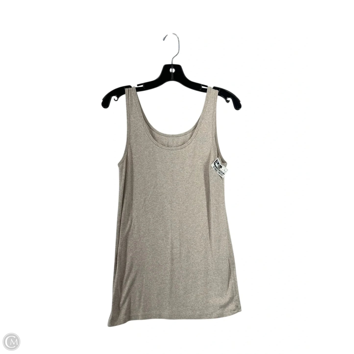 Top Sleeveless Basic By Clothes Mentor In Tan, Size: Xl