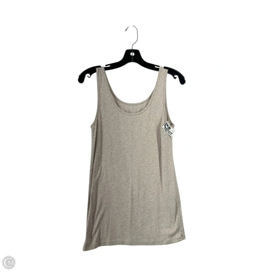 Top Sleeveless Basic By Clothes Mentor In Tan, Size: Xl