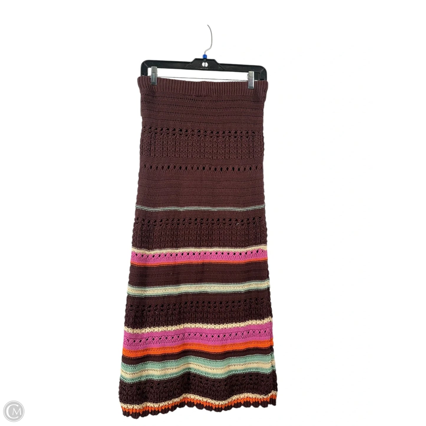 Skirt Maxi By Maeve In Maroon, Size: S