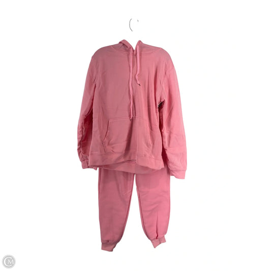 Lounge Set Pants By Clothes Mentor In Pink, Size: Xl