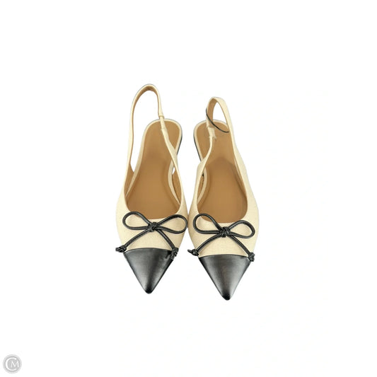 Shoes Flats By Aerosoles In Black & Cream, Size: 7