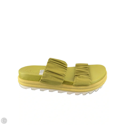 Sandals Heels Platform By Sorel In Green, Size: 8.5