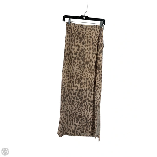 Skirt Maxi By Clothes Mentor In Animal Print, Size: M