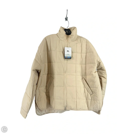 Jacket Puffer & Quilted By Clothes Mentor In Cream, Size: Xl