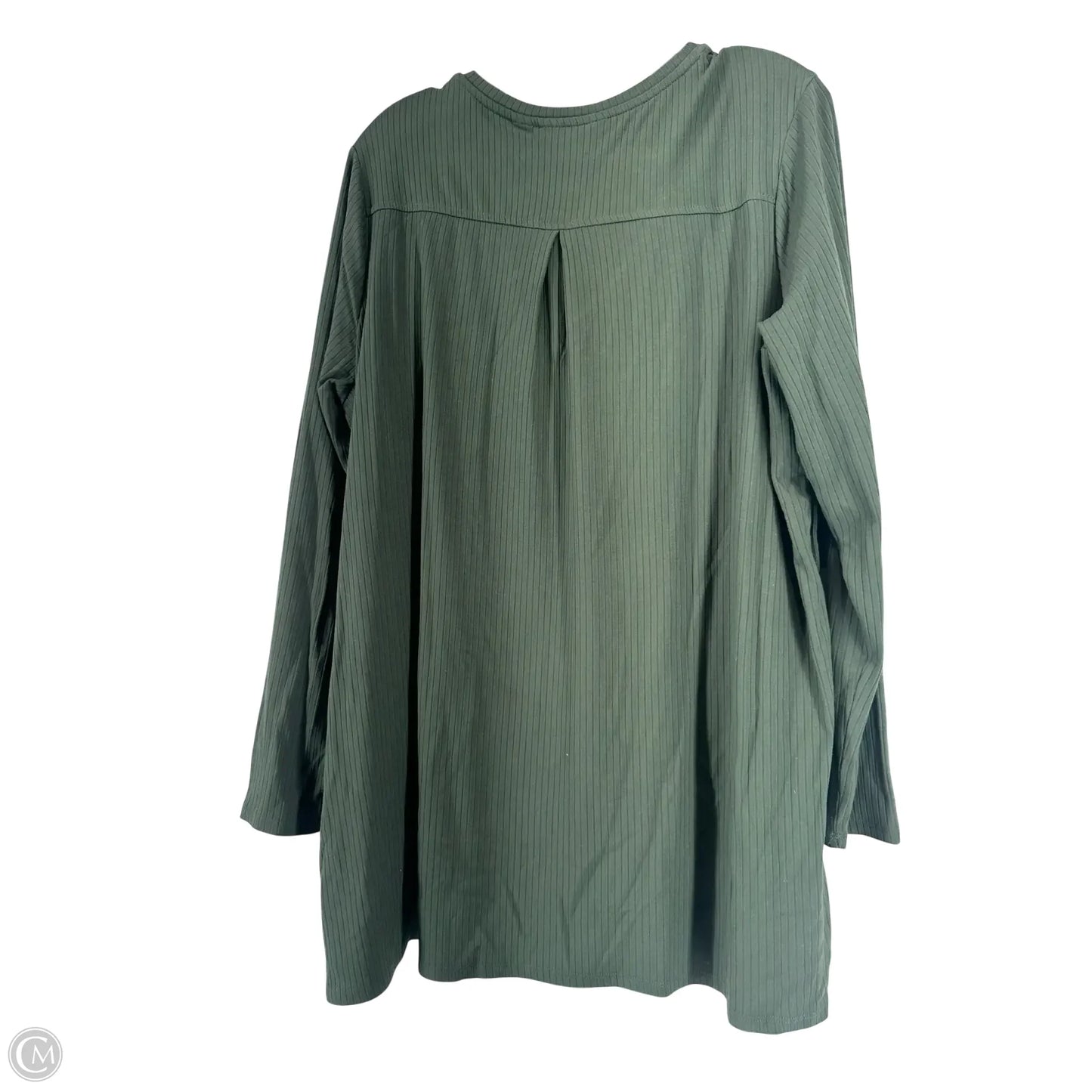 Top Long Sleeve By Clothes Mentor In Green, Size: L