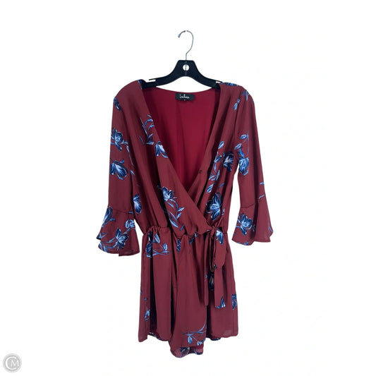 Romper By Lulus In Maroon, Size: S