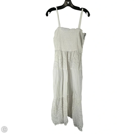 Dress Casual Maxi By Japna In White, Size: L