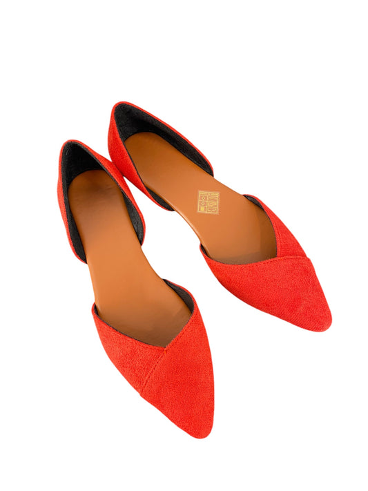 Shoes Flats By Clothes Mentor In Red, Size: 6