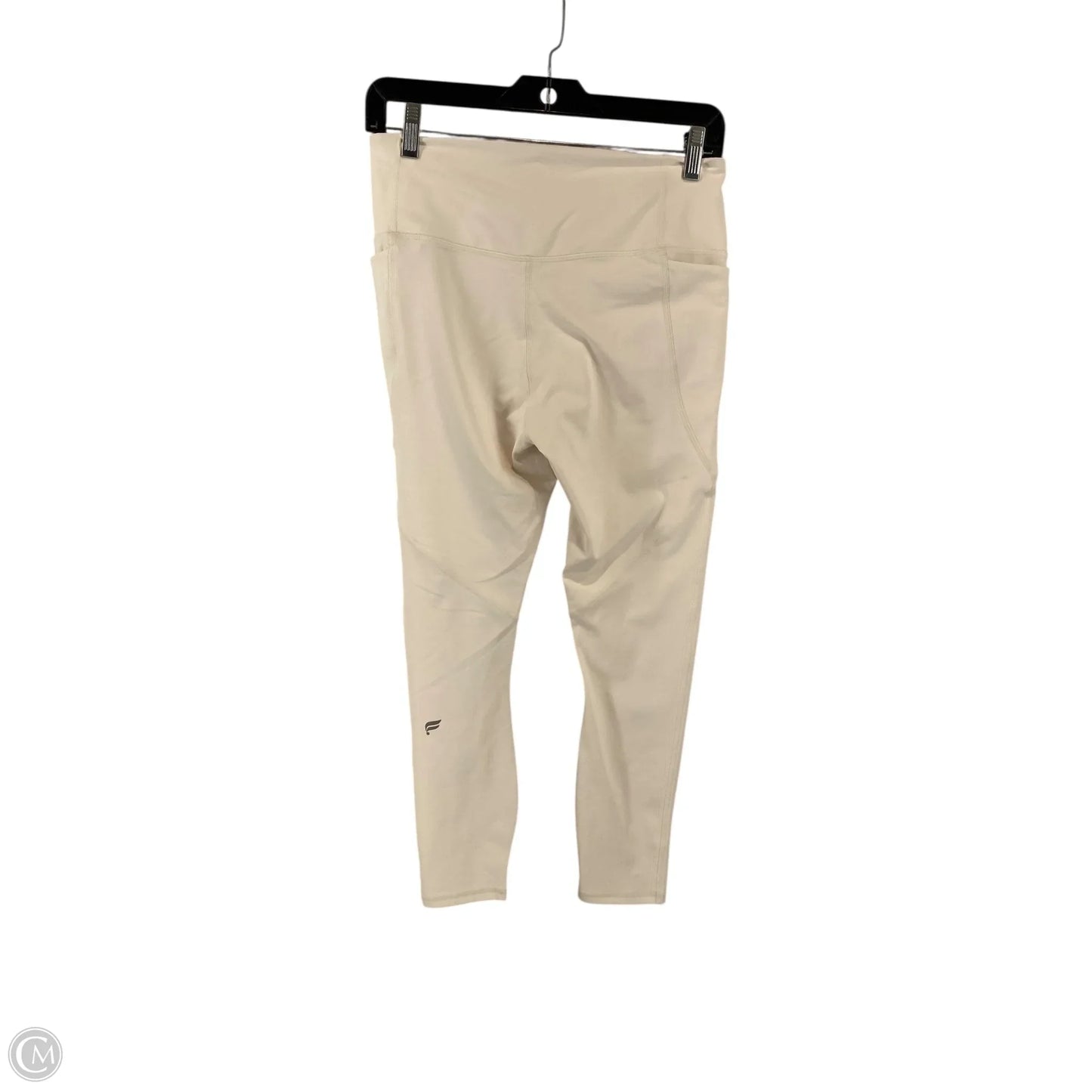 Athletic Leggings By Fabletics In White, Size: M