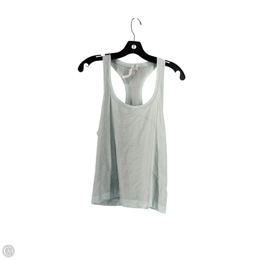 Athletic Top Short Sleeve By Lululemon In Blue, Size: 12