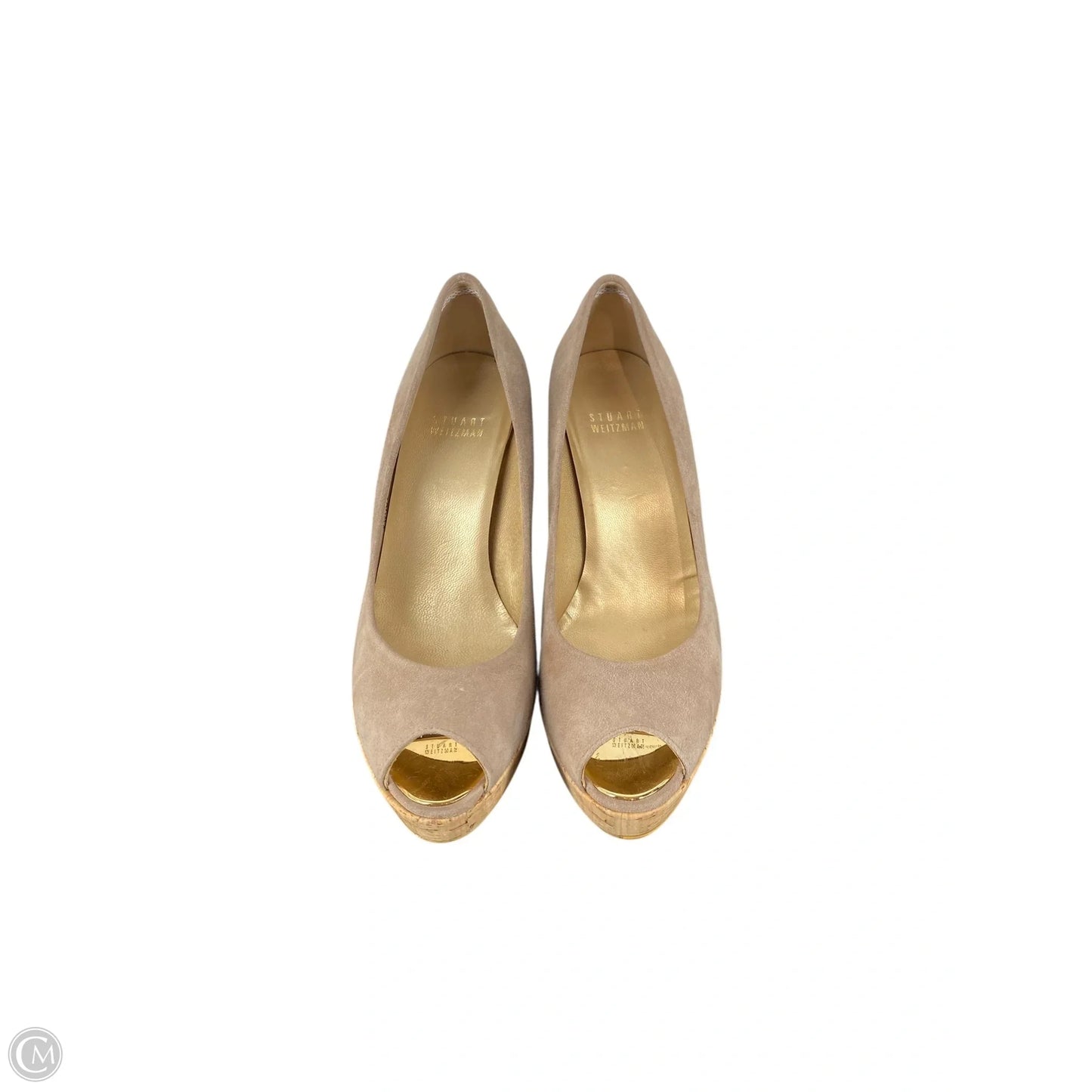 Shoes Designer By Stuart Weitzman In Beige, Size: 6.5