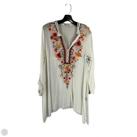 Dress Casual Short By Johnny Was In White, Size: M