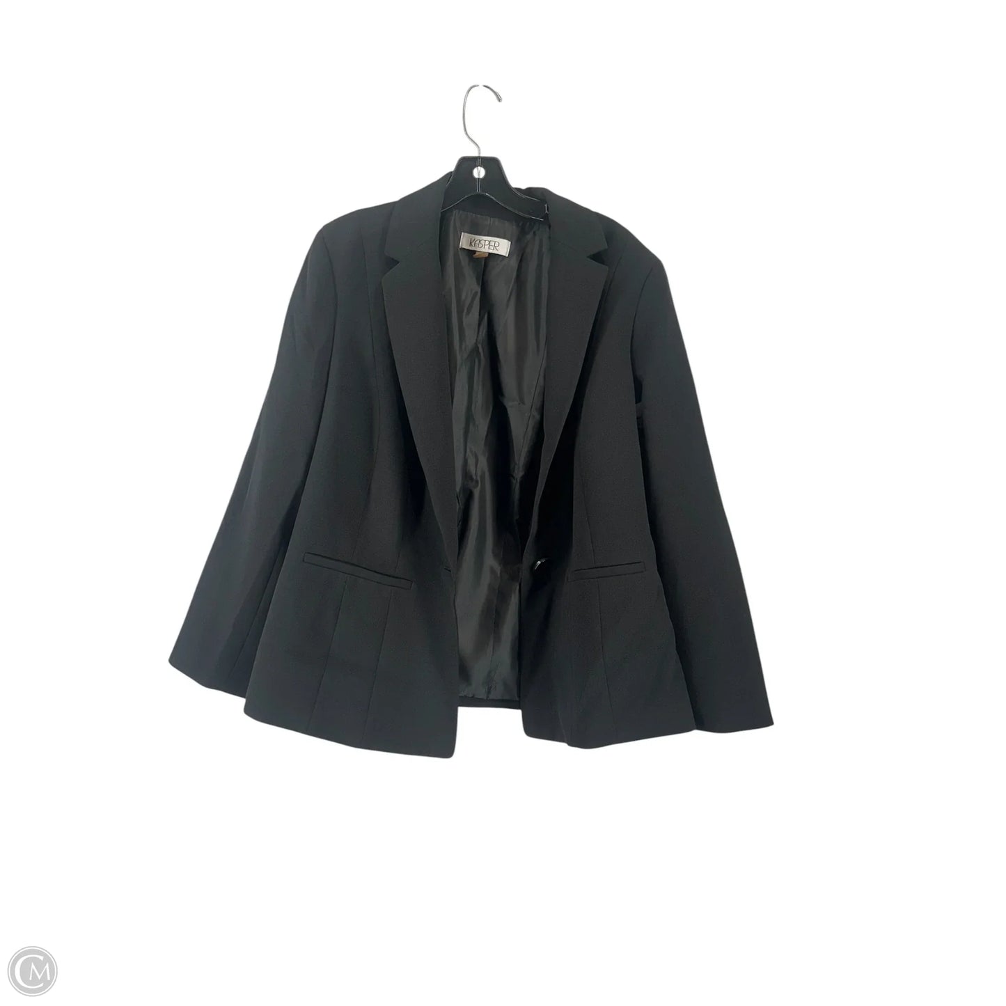Pants Suit 2pc By Kasper In Black, Size: 14