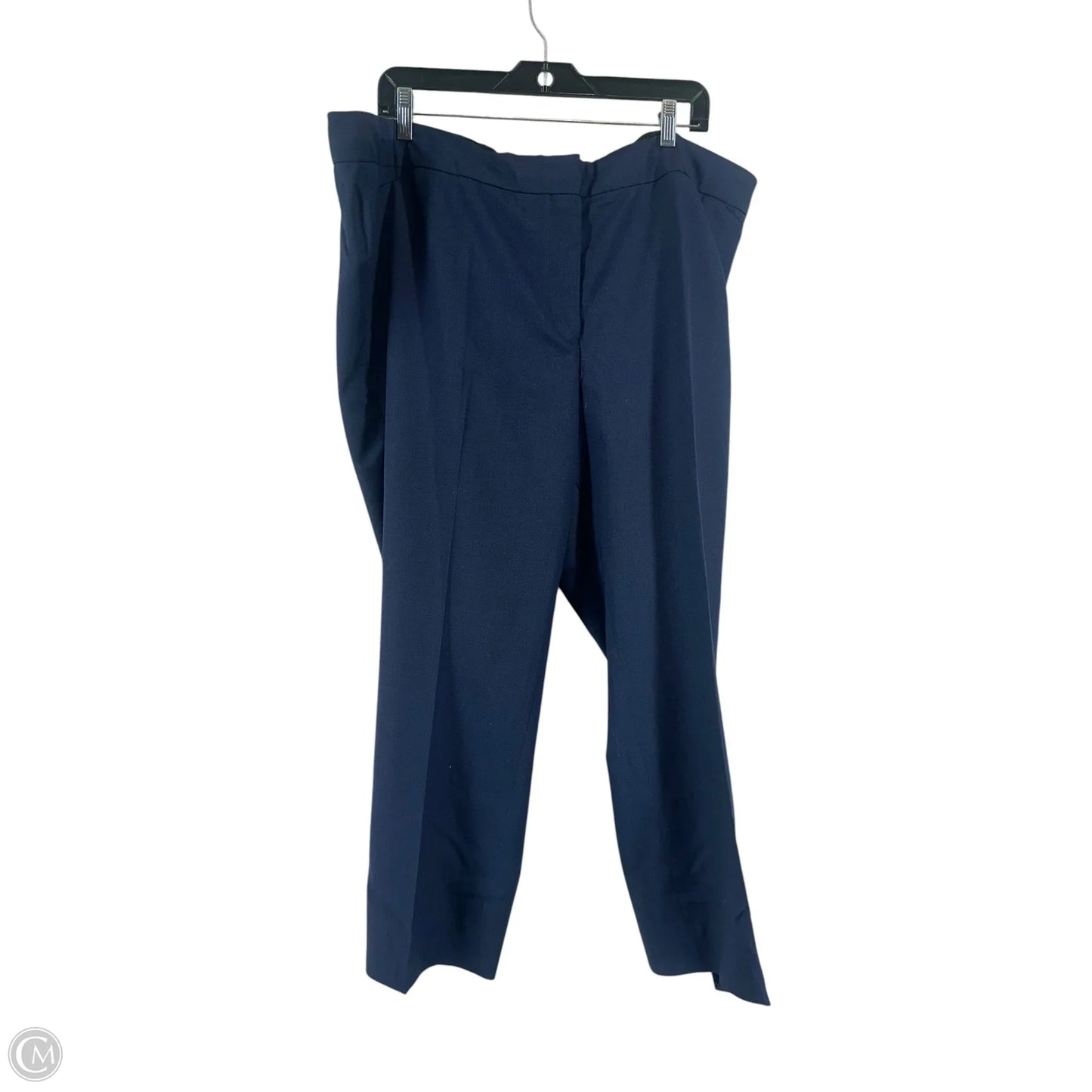 Pants Suit 2pc By Clothes Mentor In Blue, Size: 18