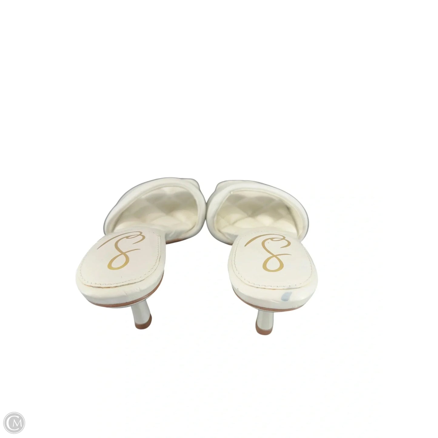Shoes Heels Kitten By Clothes Mentor In White, Size: 8