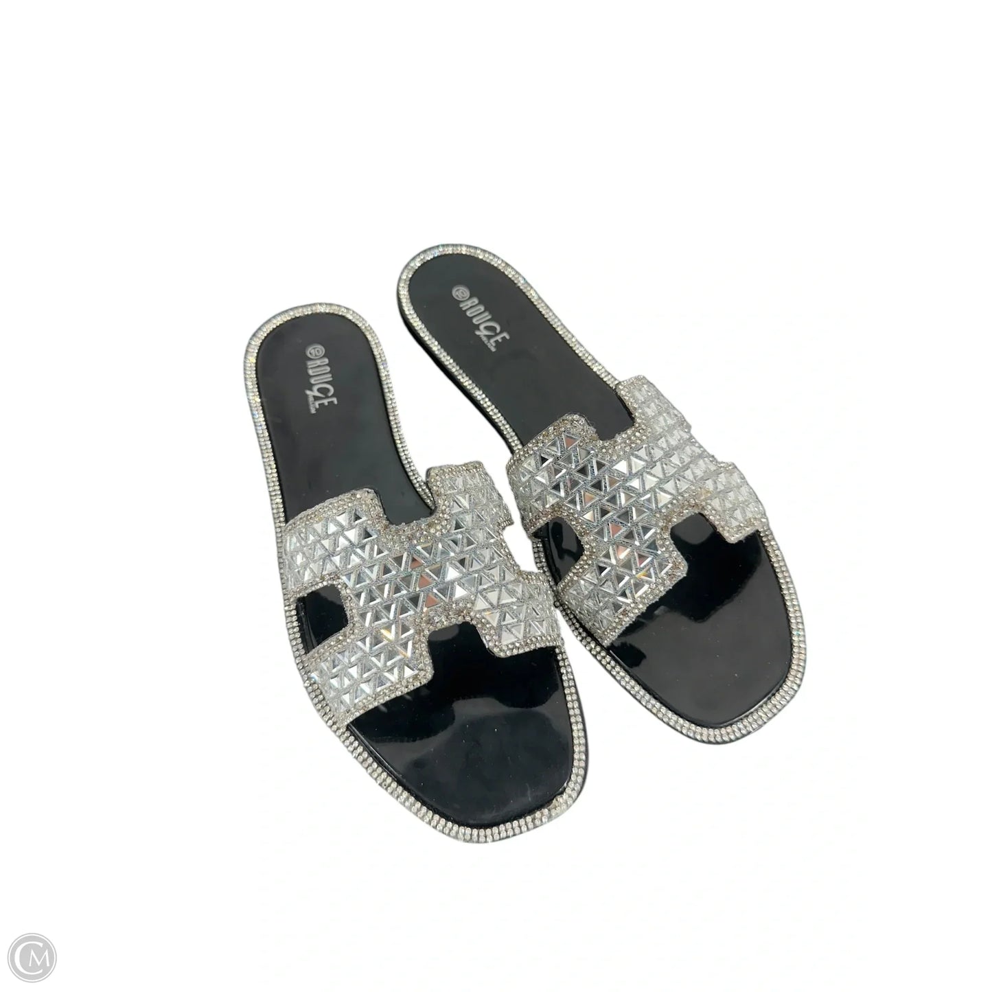 Sandals Flats By Rouge In Black, Size: 10