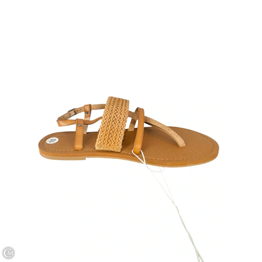 Sandals Flip Flops By Universal Thread In Beige, Size: 10
