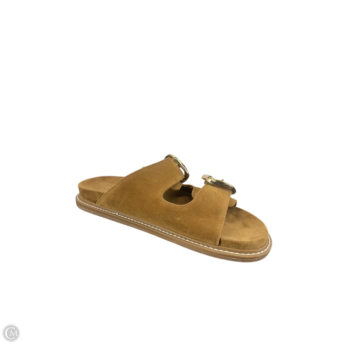 Sandals Heels Platform By Universal Standard In Brown, Size: 9