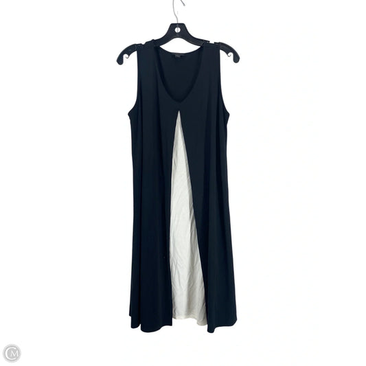 Dress Casual Midi By J. Jill In Black & White, Size: M