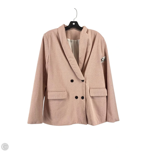 Blazer By Nicole Miller In Tan, Size: L