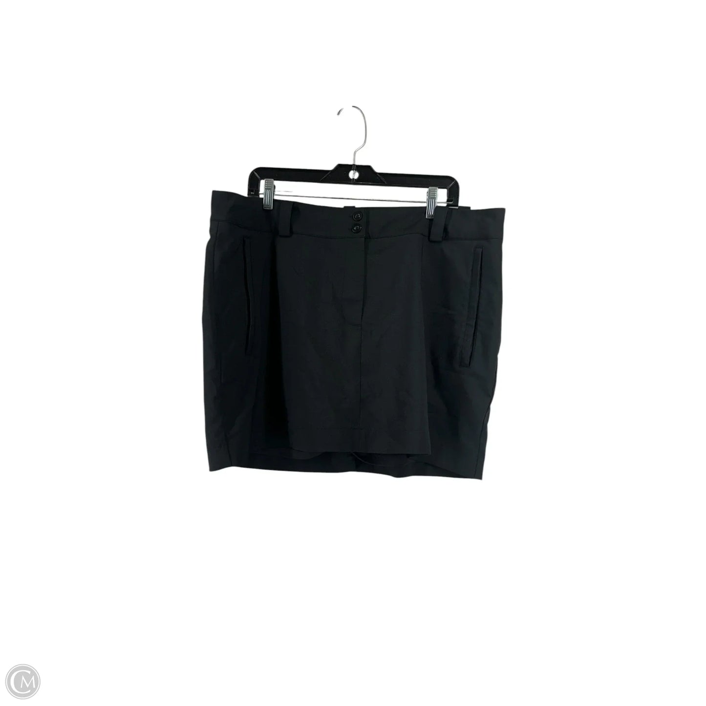 Skirt Mini & Short By Clothes Mentor In Black, Size: 16