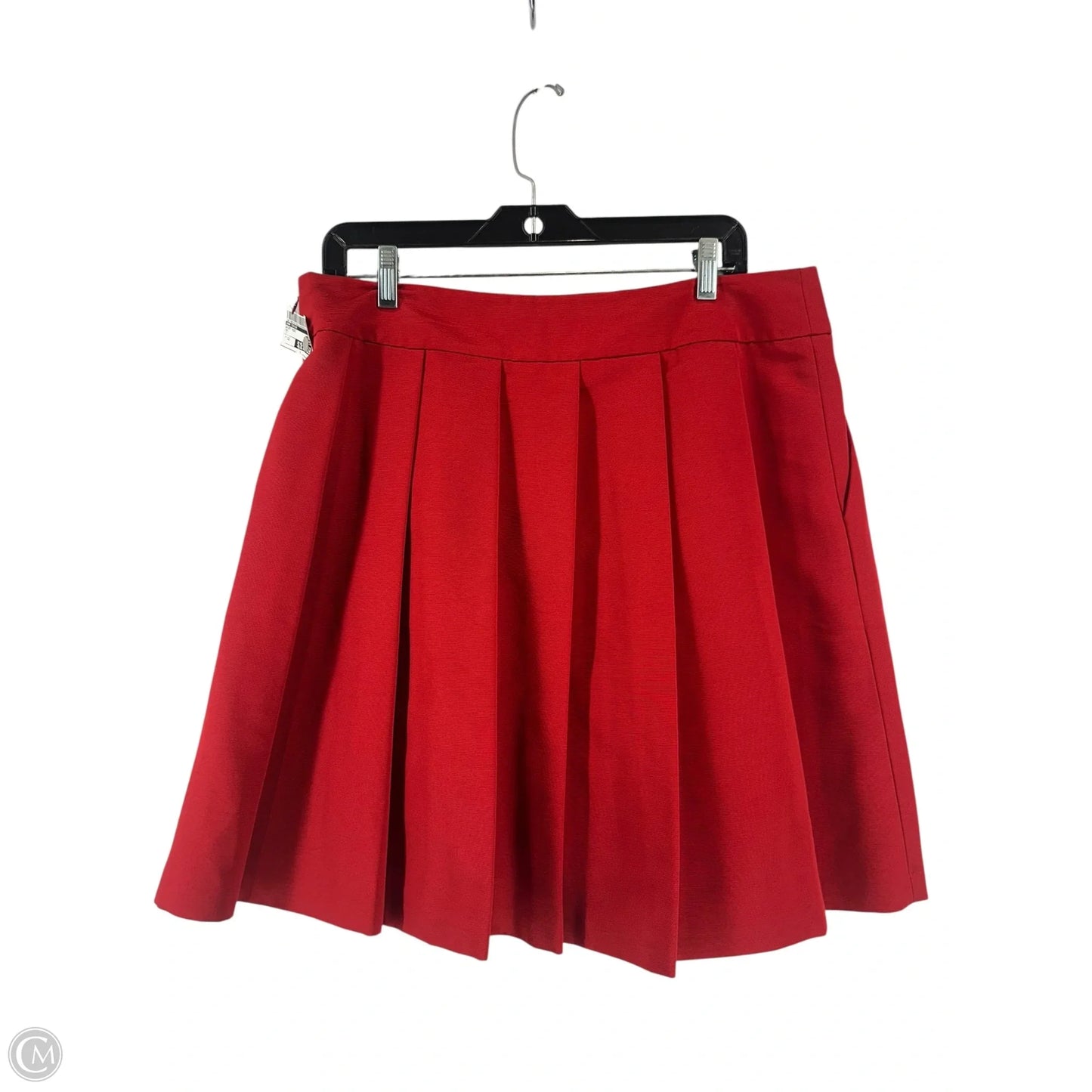 Skirt Midi By Ann Taylor In Red, Size: 12