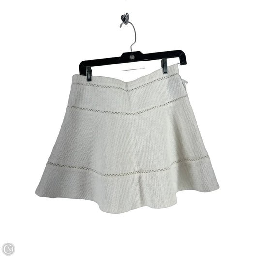 Skirt Mini & Short By Banana Republic In White, Size: 2