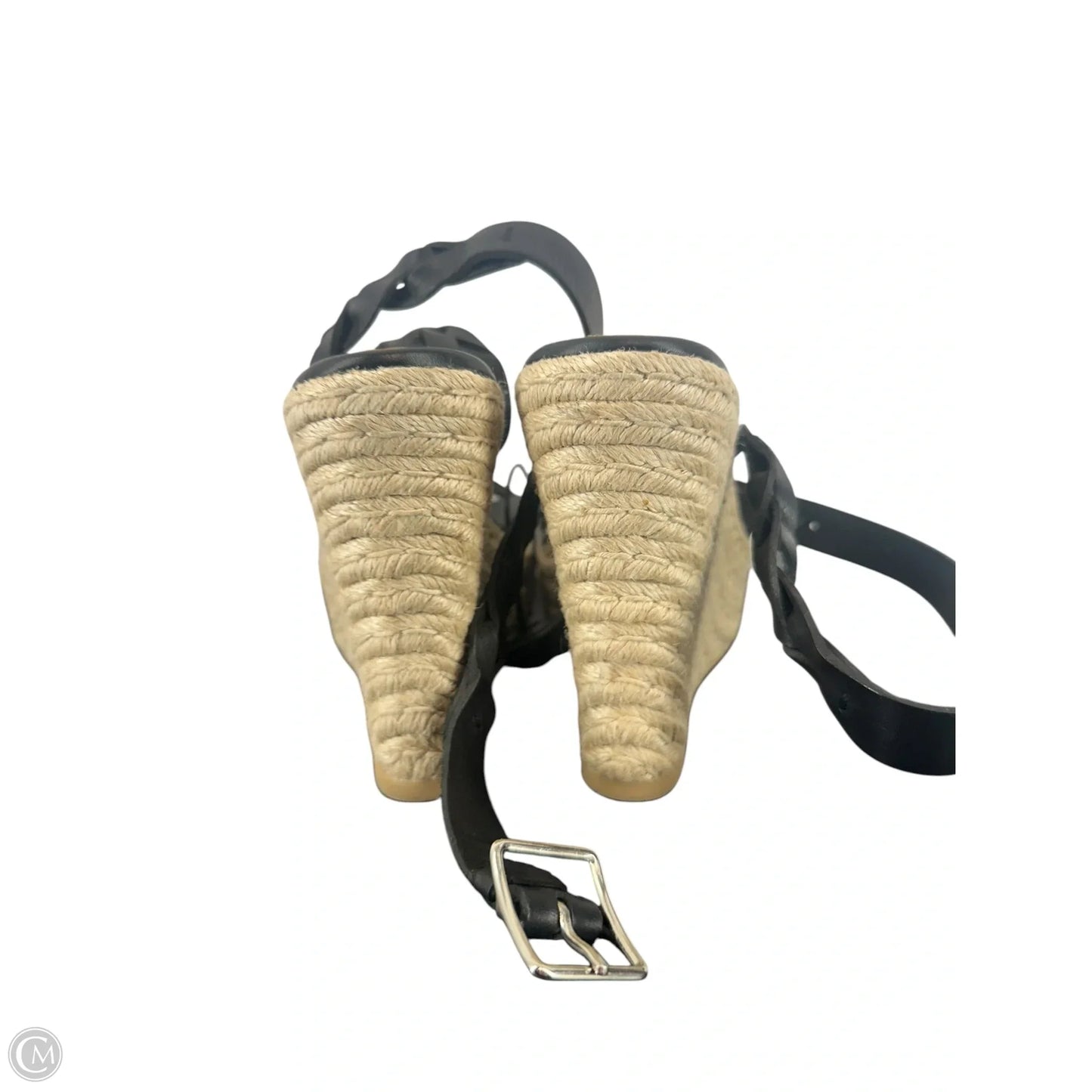 Shoes Heels Wedge By Polo Ralph Lauren In Black, Size: 5