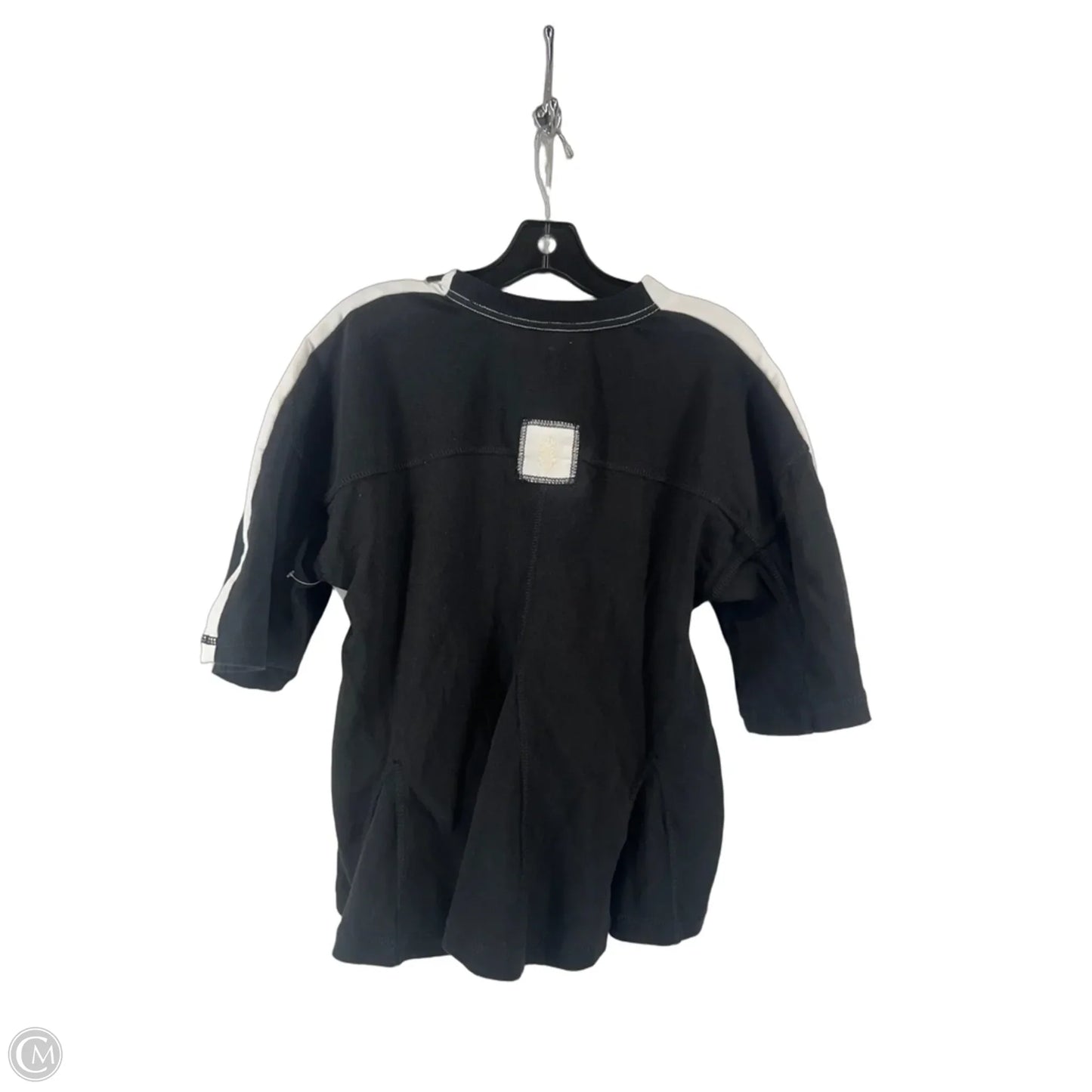 Athletic Top Short Sleeve By Free People In Black, Size: Xs