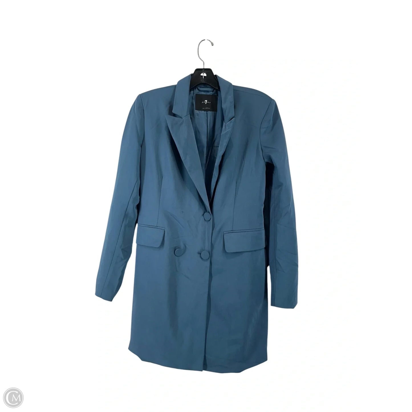 Blazer By Clothes Mentor In Blue, Size: Xl