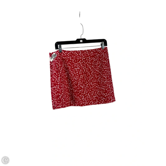 Skirt Mini & Short By Loft In Red, Size: 6