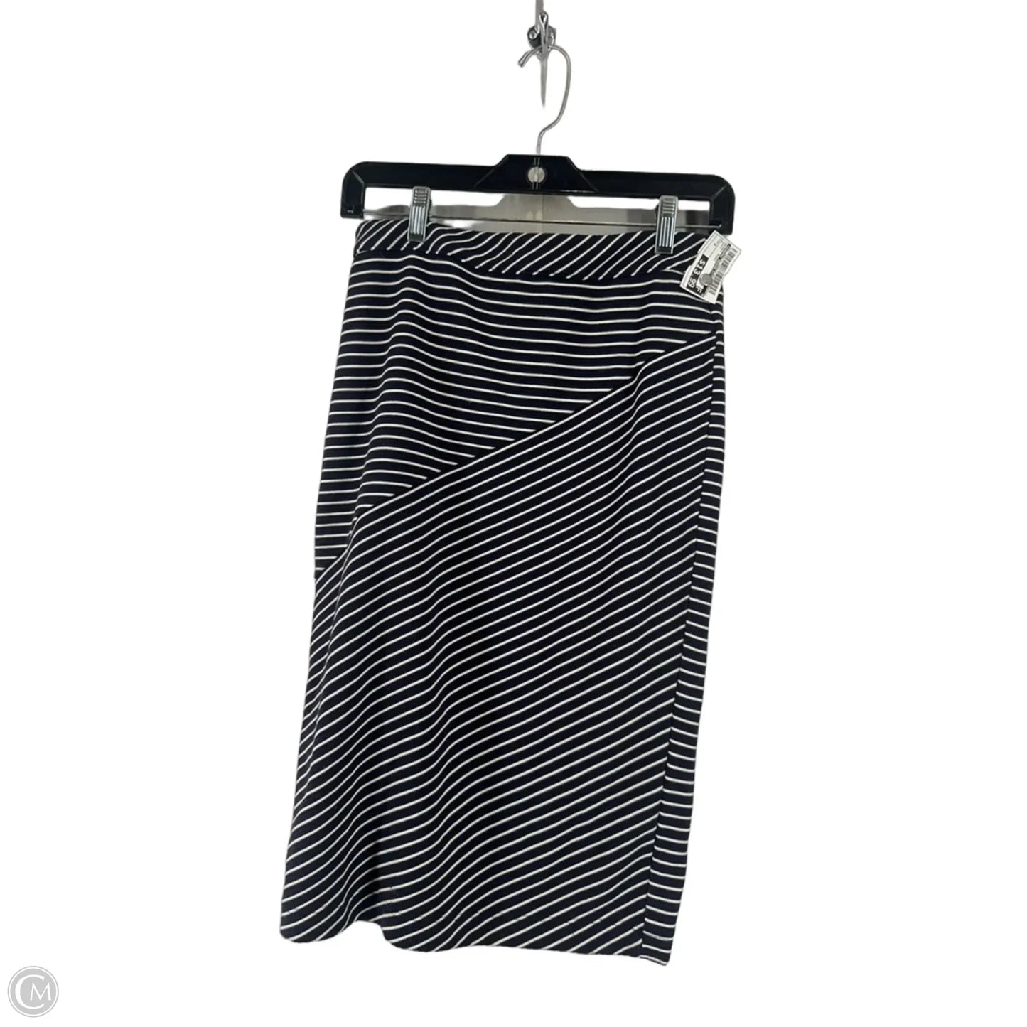 Skirt Midi By Banana Republic In Navy, Size: 2