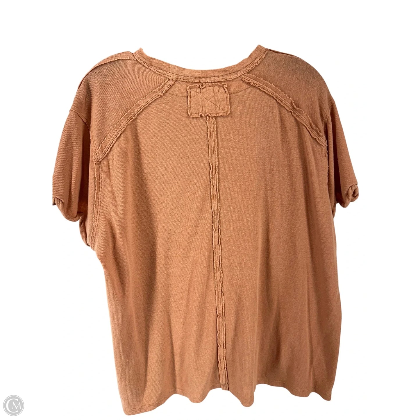 Top Short Sleeve By We The Free In Orange, Size: Xs