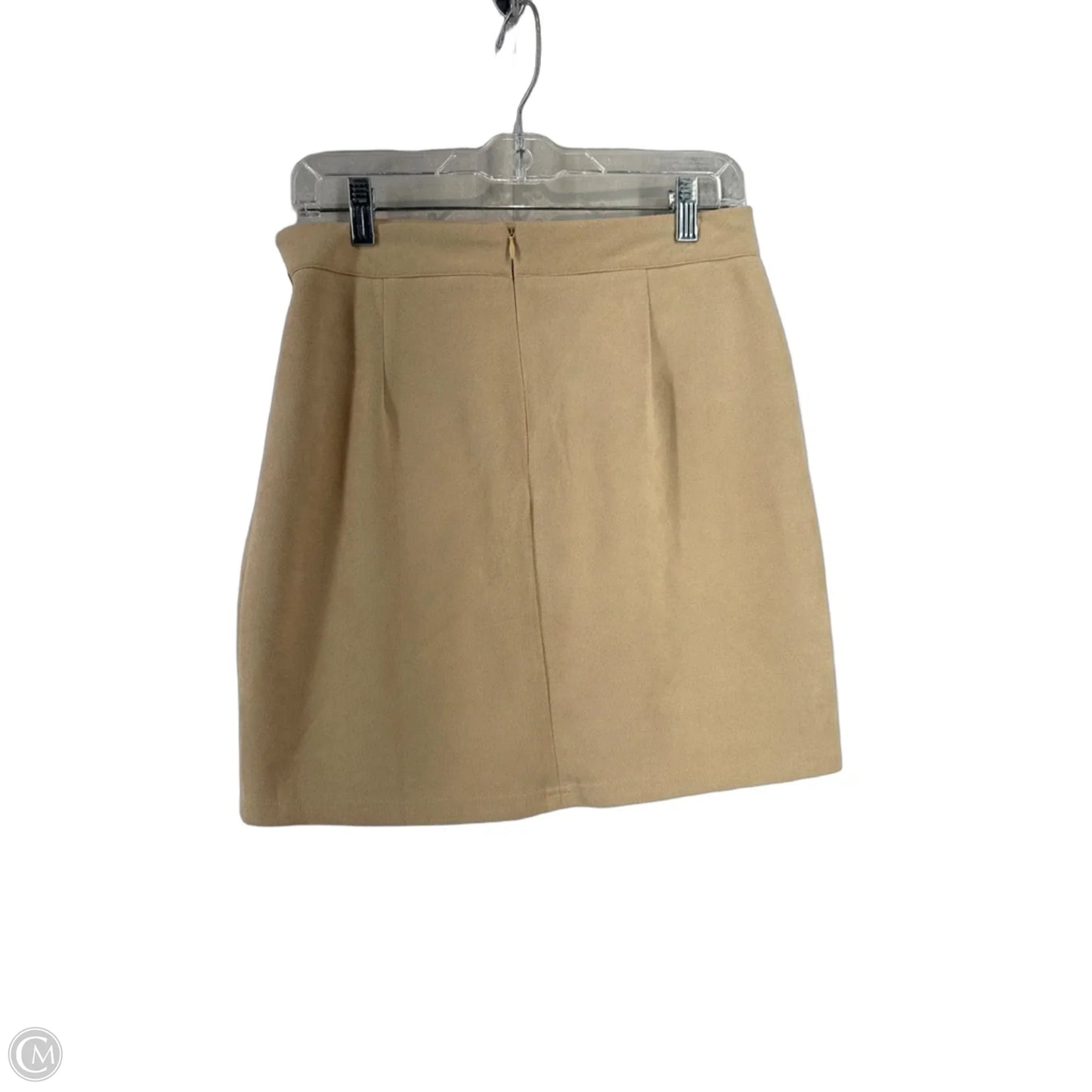 Skirt Mini & Short By Mangopop In Tan, Size: L