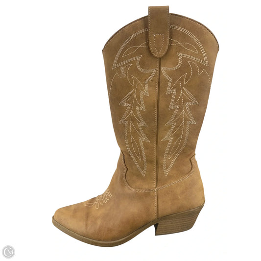 Boots Western By No Boundaries In Brown, Size: 8