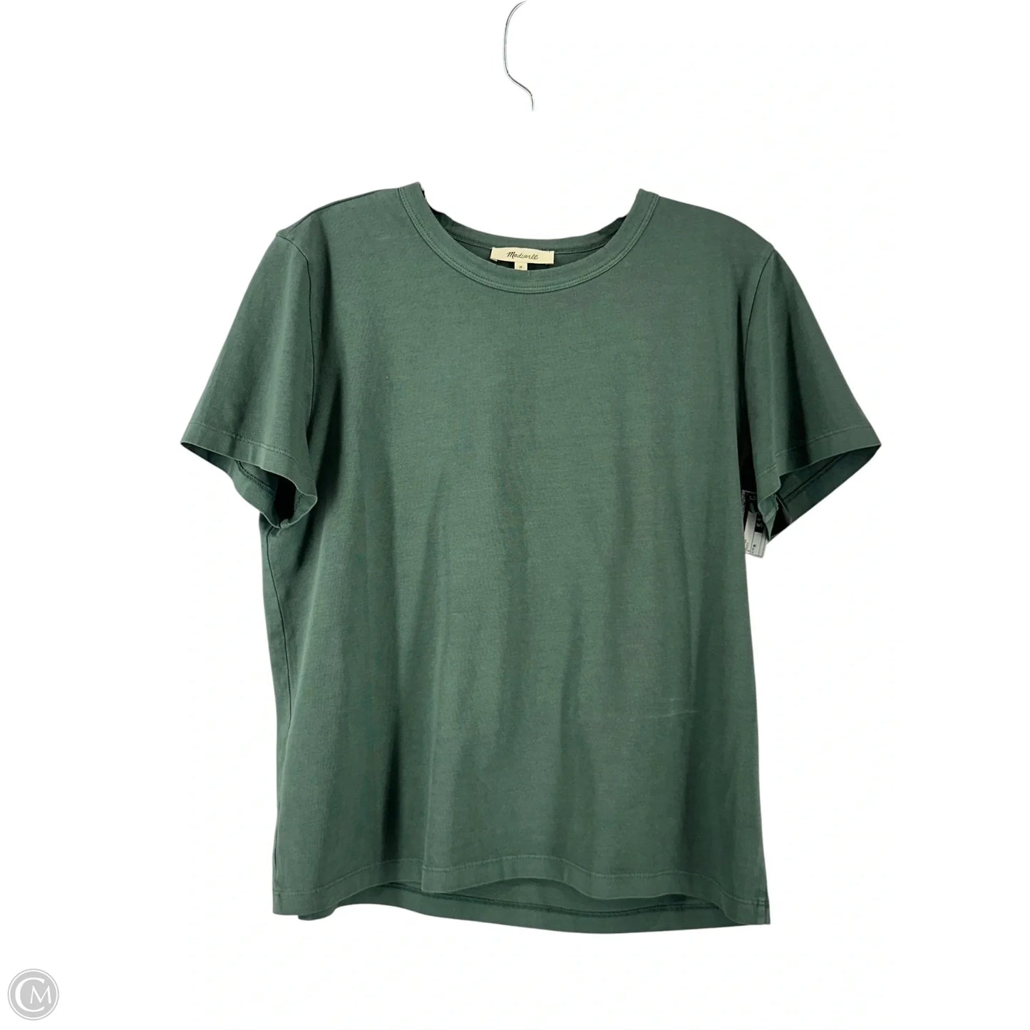 Top Short Sleeve By Madewell In Green, Size: M