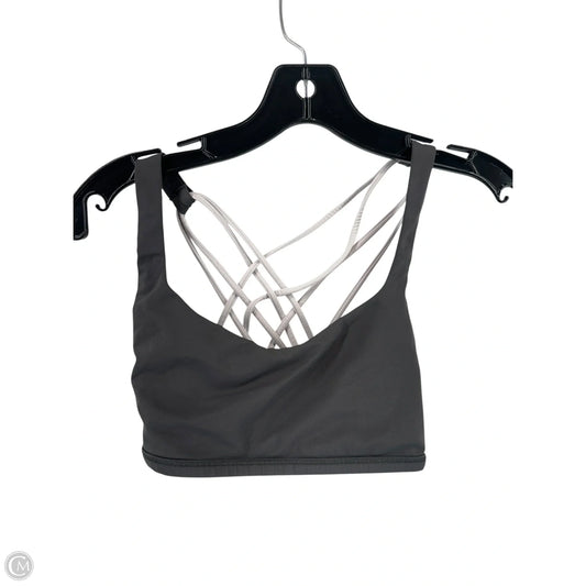 Athletic Bra By Lululemon In Grey, Size: 8