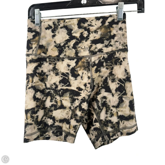 Athletic Shorts By Lululemon In Black & Brown, Size: 6