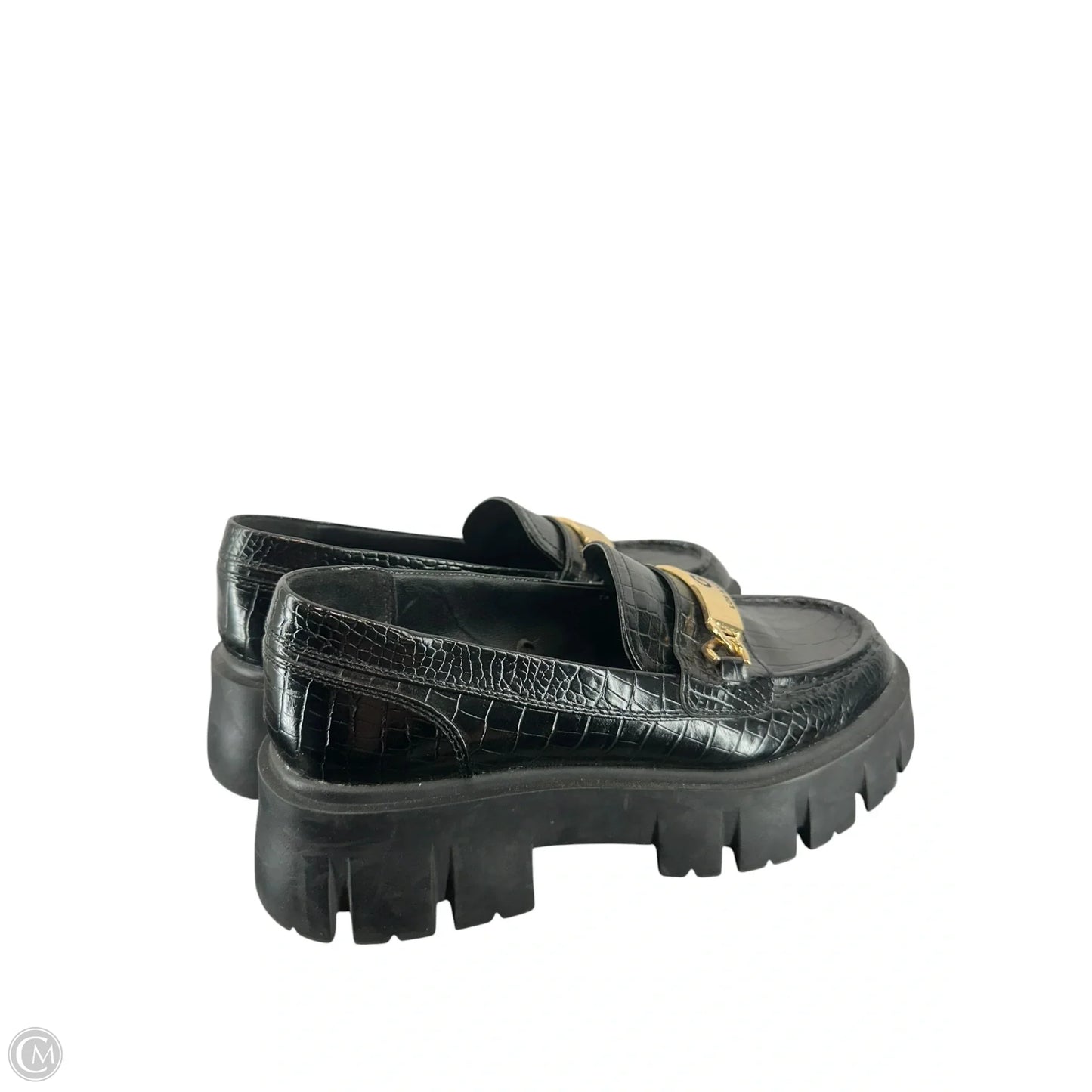 Shoes Flats By Clothes Mentor In Black, Size: 7.5