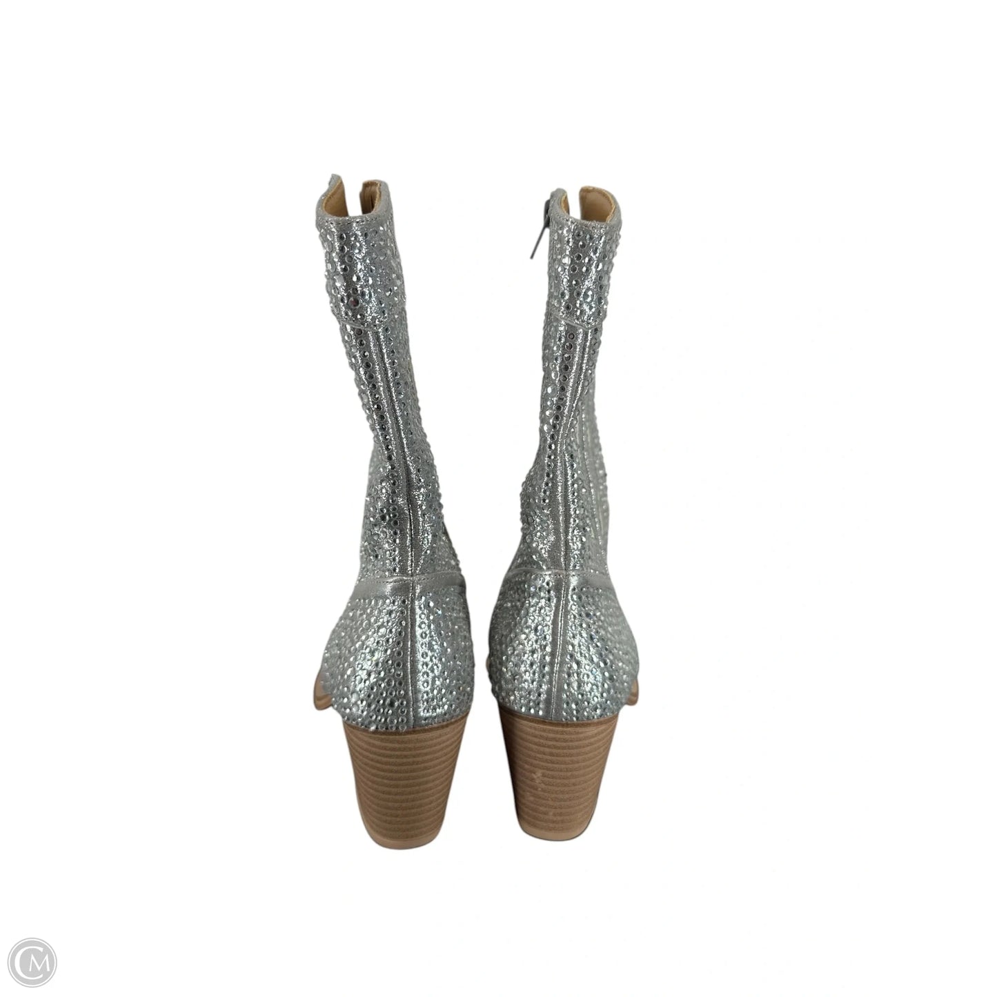 Boots Western By Crown Vintage In Silver, Size: 8