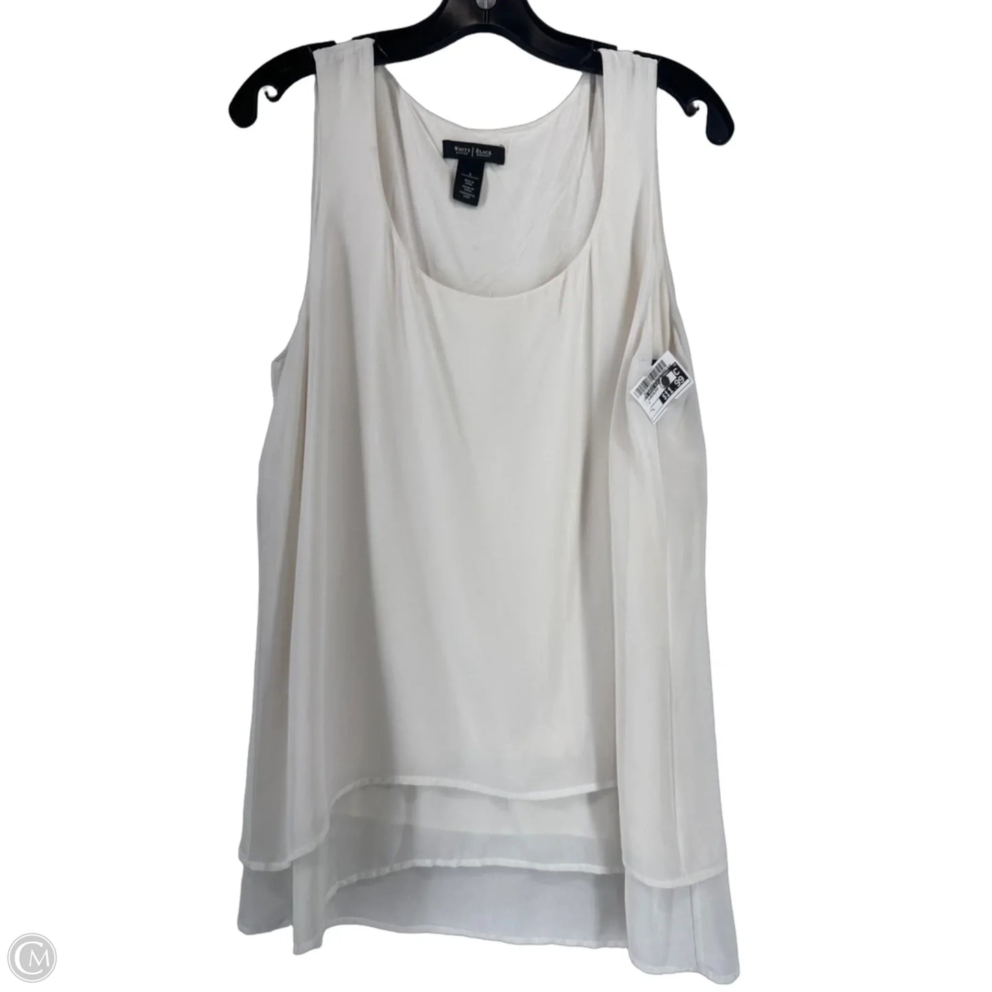 Top Sleeveless By White House Black Market In White, Size: L