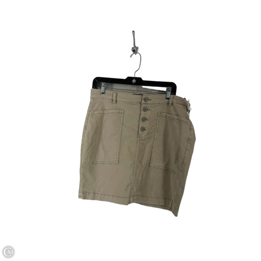 Skirt Mini & Short By Liverpool In Tan, Size: 12