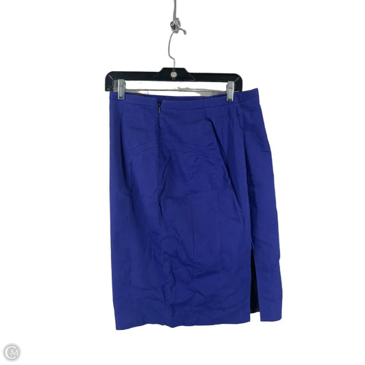 Skirt Midi By Express Design Studio In Blue, Size: 8