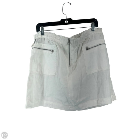 Skirt Mini & Short By Lou And Grey In White, Size: M