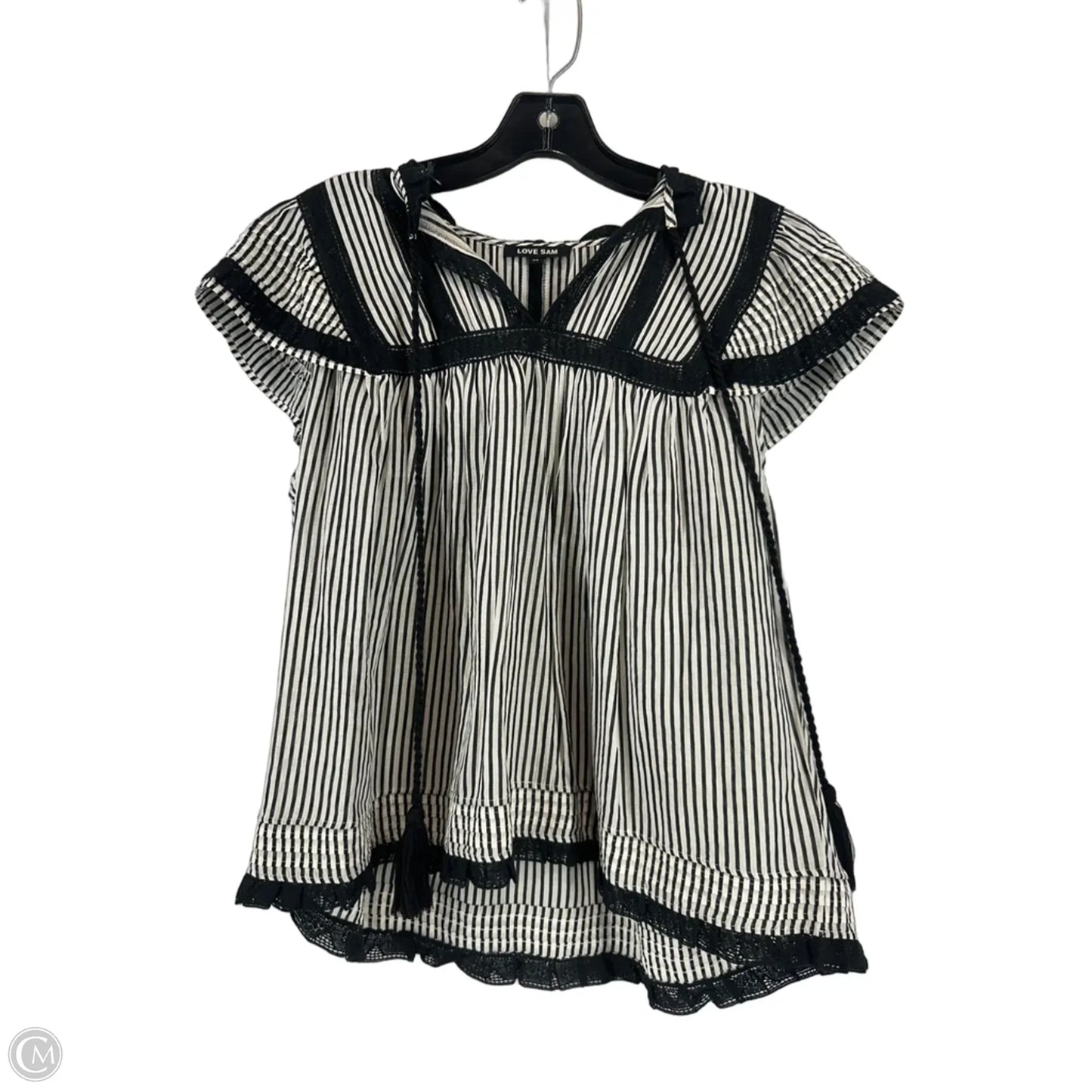 Top Sleeveless By Clothes Mentor In Striped Pattern, Size: M